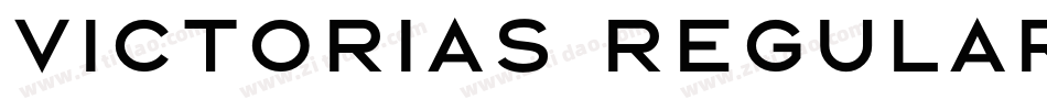 Victorias Regular字体转换